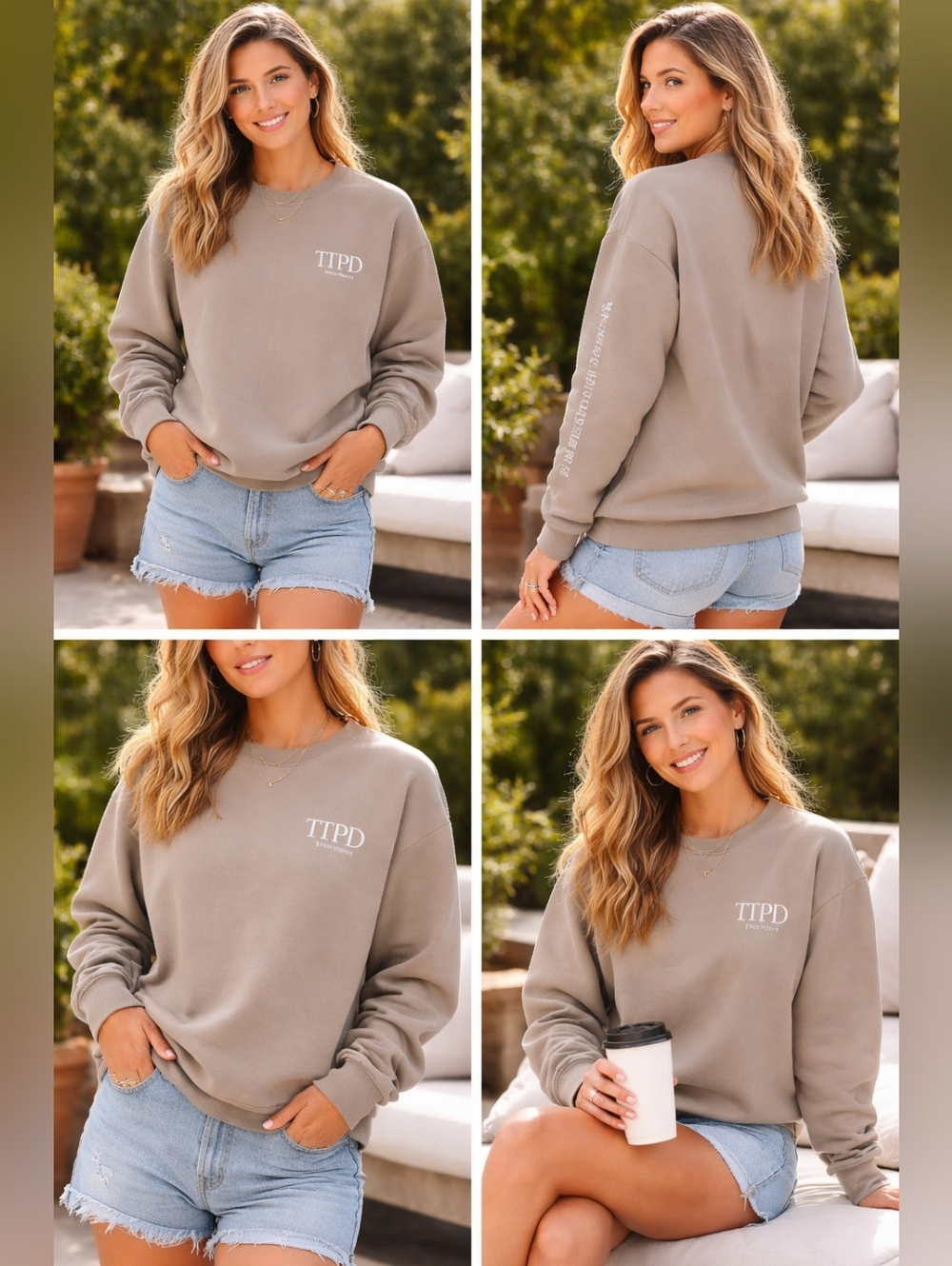 Taylor Swift TTPD Crewneck - NWOT